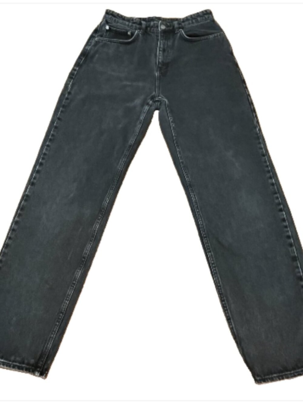 Ksubi Playback Noir High Rise Straight Jeans Womens 29 (Tag 30)